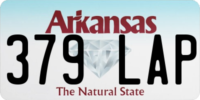 AR license plate 379LAP