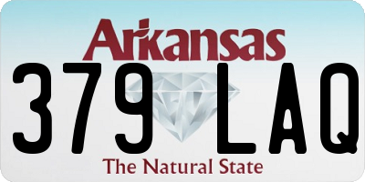 AR license plate 379LAQ