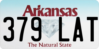 AR license plate 379LAT