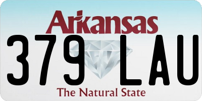 AR license plate 379LAU
