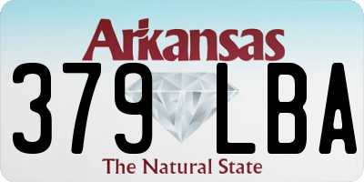 AR license plate 379LBA