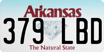 AR license plate 379LBD