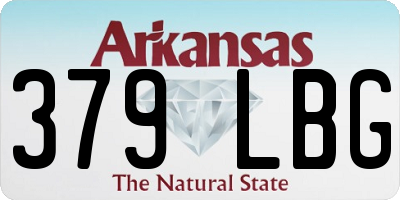 AR license plate 379LBG