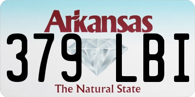 AR license plate 379LBI
