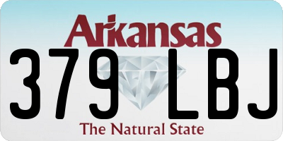AR license plate 379LBJ