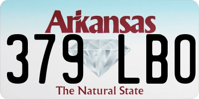 AR license plate 379LBO