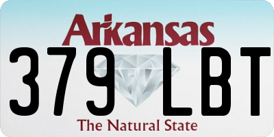 AR license plate 379LBT