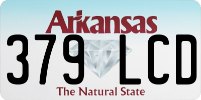 AR license plate 379LCD