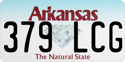 AR license plate 379LCG