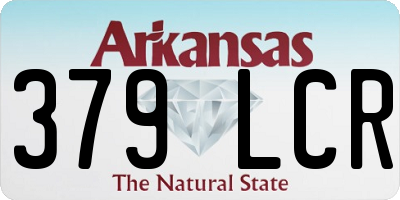 AR license plate 379LCR