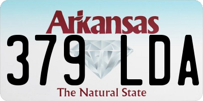 AR license plate 379LDA
