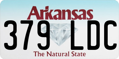 AR license plate 379LDC