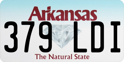 AR license plate 379LDI