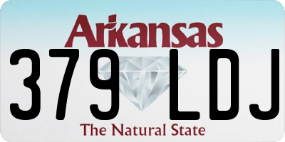 AR license plate 379LDJ