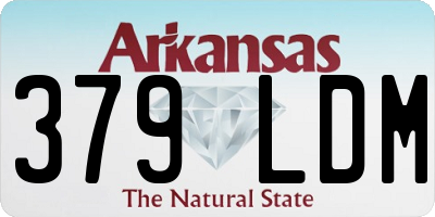 AR license plate 379LDM
