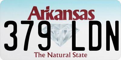 AR license plate 379LDN