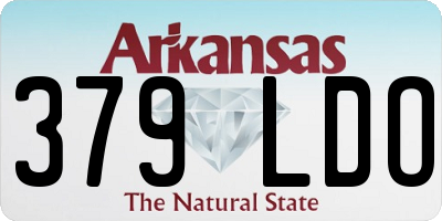 AR license plate 379LDO