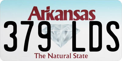 AR license plate 379LDS