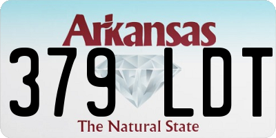 AR license plate 379LDT
