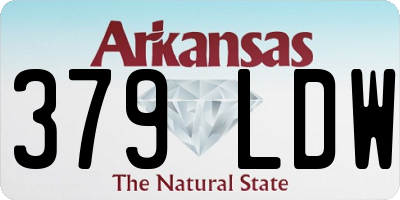 AR license plate 379LDW