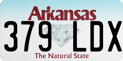 AR license plate 379LDX