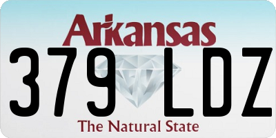 AR license plate 379LDZ