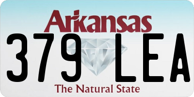 AR license plate 379LEA