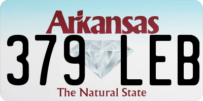 AR license plate 379LEB