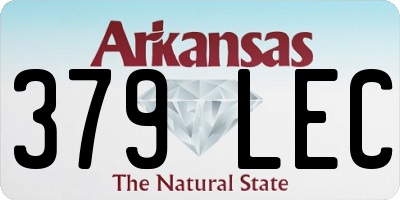 AR license plate 379LEC