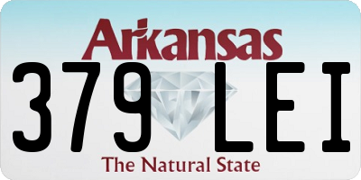 AR license plate 379LEI