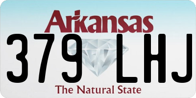 AR license plate 379LHJ