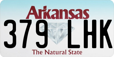 AR license plate 379LHK