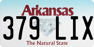 AR license plate 379LIX