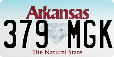 AR license plate 379MGK
