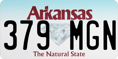 AR license plate 379MGN