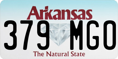 AR license plate 379MGO