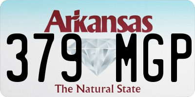AR license plate 379MGP