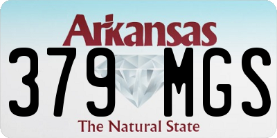 AR license plate 379MGS