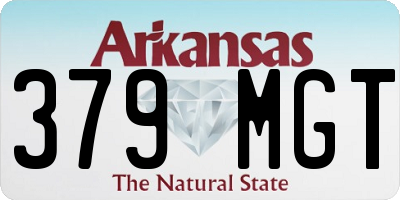 AR license plate 379MGT