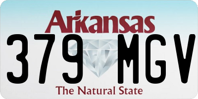 AR license plate 379MGV