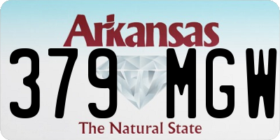 AR license plate 379MGW