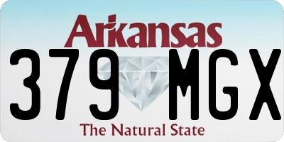 AR license plate 379MGX