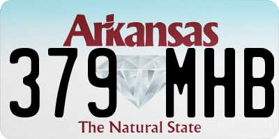 AR license plate 379MHB