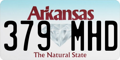 AR license plate 379MHD