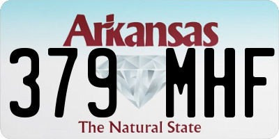 AR license plate 379MHF