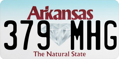 AR license plate 379MHG