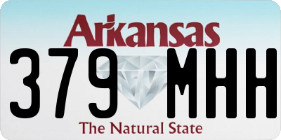 AR license plate 379MHH