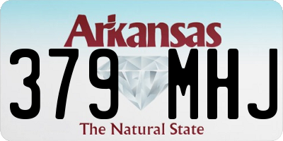 AR license plate 379MHJ