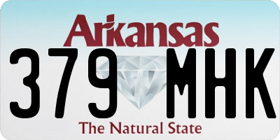 AR license plate 379MHK