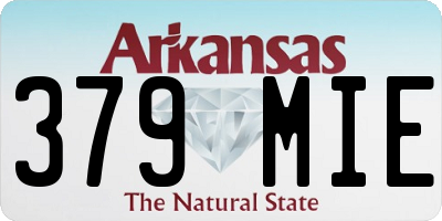 AR license plate 379MIE